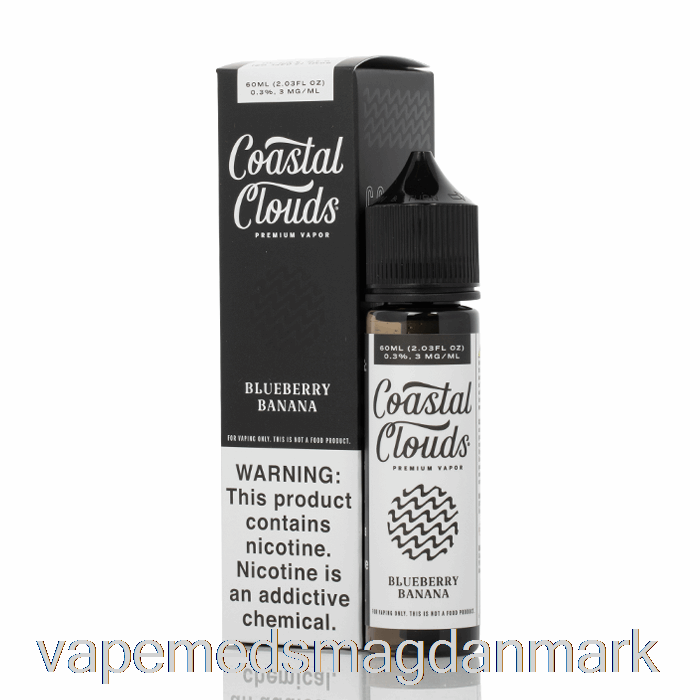 Engangs Vape Danmark Blåbær Banan - Kystskyer Co. - 60ml 6mg